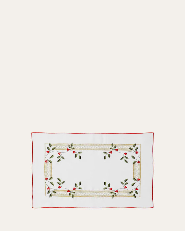 Holly Berry Placemats, Set of 4
